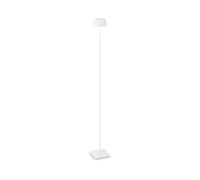 Pianrtana Da Terra Contemporanea Pure Metallo Bianco Led 1,5W 3000K Ip54