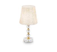 Lampade Da Scrivania - Ufficio Classico Queen Metallo Oro 1 Luce E27 Medium