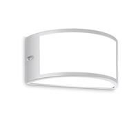 Applique Da Parete Contemporanea Rex Alluminio Grigio E27 60W Ip44