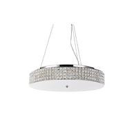 IDEAL LUX ROMA SP12, sospensione classica in cristallo lampadario classico