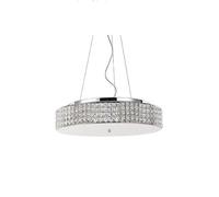 IDEAL LUX ROMA SP9, sospensione classica in cristallo lampadario classico 9 luci