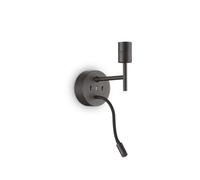 Ideal Lux SET UP MAP2 NERO Mod. 259826 Lampada Da Parete 2 Luci