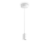 SOSPENSIONE PER SET UP 1 LUCE ATTACCO E27 BIANCO