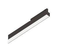 IDEAL LUX Sistema luce binario DISPLAY UGR D1595 3000K BK, Sistema a rotaia, Illuminazione modulare, Dispositivo su binario, 160x3h7 cm, Nero