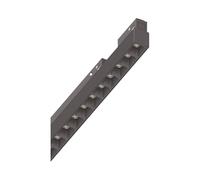 IDEAL LUX Sistema luce binario EGO ACCENT 13W 4000K ON-OFF BK, Sistema a rotaia, Illuminazione modulare, Dispositivo su binario, 19x2h4 cm, Nero