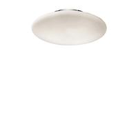 Plafoniera Moderna Smarties Vetro Bianco 1 Luce E27