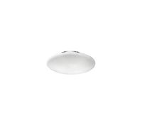 Plafoniera Moderna Smarties Vetro Bianco 1 Luce E27