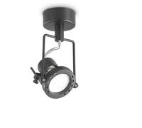 IDEAL LUX SPOT 1 LUCE GU10 A SOFFITTO O A PARETE NERO IDEALSLIDEPL1NERO [EEK: A+++]