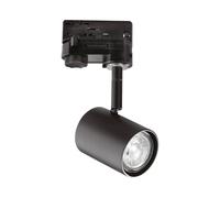 Faretto Cilindrico Spot Metallo Nero 1 Luce Gu10