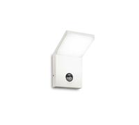 Applique Moderna Style Alluminio Bianco Led 9,5W 3000K Luce Calda