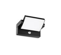 Applique Moderna Swipe Alluminio Nero Led 21W 3000K Luce Calda