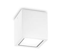 Plafoniera Moderna Techo Metallo Bianco 1 Luce Gu10 Small