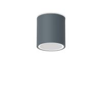 TECHO ROUND FARETTO DA SOFFITTO PER ESTERNO IP54 1 LUCE GU10 D.9CM ANTRACITE