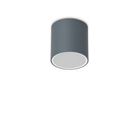 TECHO ROUND FARETTO DA SOFFITTO PER ESTERNO IP54 1 LUCE GU10 D.15CM ANTRACITE
