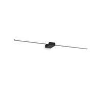 Applique Da Parete Contemporaneo Theo Alluminio Nero Led 30,5W 3000K Ip20