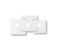 Plafoniera Moderna Totem Metallo Bianco 3 Luci Gx53 9W 3000K Luce Calda