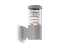 Applique Moderna Tronco Alluminio Grigio 1 Luce E27