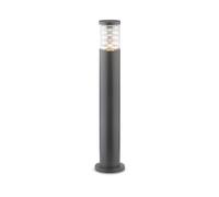 Piantana-Palo Da Esterno Moderna Tronco Alluminio Antracite 1 Luce E27 H80Cm