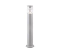 Piantana-Palo Da Esterno Moderna Tronco Alluminio Grigio 1 Luce E27 H80Cm