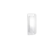 Ideal Lux TUDOR AP1 Adatto per uso interno E14 Cromo, Trasparente illuminazione da parete
