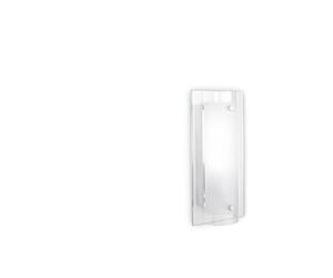 Ideal Lux TUDOR AP1 Adatto per uso interno E14 Cromo, Trasparente illuminazione da parete