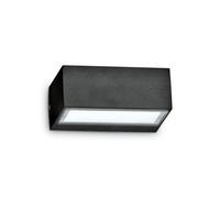 IDEAL LUX TWIN AP1 NERO, applique da esterno moderno lampada per esterno