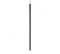 Lampadario Contemporaneo Ultrathin Metallo Nero Led 12W 3000K Ip20