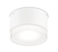 Plafoniera Moderna Urano Alluminio-Materie Plastiche Bianco 1 Luce Gx53 Small