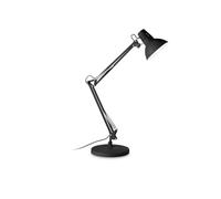 Ideal Lux WALLY TL1 TOTAL BLACK Mod. 265278 Lampada Da Tavolo 1 Luce