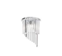 Ideal Lux Wandleuchte Carlton Ap3 3 Faretto E14 Chiaro 45 cm 30 cm 40W IP20