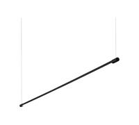 Sospensione Industrial-Minimal Yoko Alluminio-Plastiche Nero Led 16W 3000K