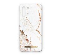 IDEAL OF SWEDEN, Cover per Galaxy S21 Plus modello Marmo di Carrara, Oro