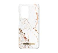 IDEAL OF SWEDEN, Cover per Galaxy S21 Ultra Motif Marmo di Carrara, Oro