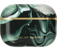 IDEAL OF SWEDEN, Custodia per AirPods Pro 1 / Pro 2 Modello Golden Olive Marble Attraente, Verde