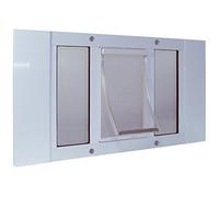 Ideal Pet Products - Finestra in Alluminio per Animali Domestici, Regolabile per Adattarsi a finestre di Larghezza da 68,6 cm a 81,3 cm, Extra Large 26,7 x 38,1 cm