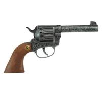 IDEAL Pistola Schrödel 203 8671 - Magnum, Antico, Classico per Carnevale, Facile da Usare, Età 3+ Maschi, Plastica, 0.2 kg