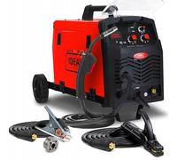 Ideal Praktik MIG 200 - Saldatrice a Filo Continuo con Gas da 200A con Carrello, Adatta per Saldatura con Filo Imbottito e MMA - Include Funzione di Induttanza e Saldobrasatura