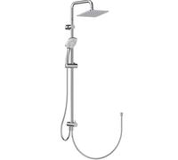 Ideal Standard A5862AA Idealrain Duo Cube colonna doccia, da abbinare a miscelatore monocomando esterno doccia