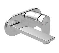 Ideal Standard A6554AA Parte Esterna Miscelatore Parete Ceramix New, Cromo, bocca da 19 cm