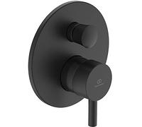 Ideal Standard A7389XG Ceraline - Rubinetto da bagno a incasso, per 2 funzioni, colore: Nero (Silk Black)