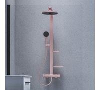 Ideal Standard Alu+ colonna doccia con miscelatore, miscelatore monocomando, BD584RO, Alu+ oro rosa opaco [Rubinetteria Bagno > Colonne Doccia]