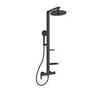 Ideal Standard Alu+ colonna doccia con miscelatore, miscelatore monocomando, BD584XG, Alu+ silk black [Rubinetteria Bagno > Colonne Doccia]