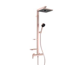Ideal Standard Alu+ colonna doccia, miscelatore monocomando, BE204RO, Alu+ oro rosa opaco [Rubinetteria Bagno > Colonne Doccia]