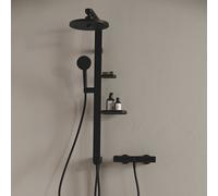 Ideal Standard Alu+ colonna doccia per rubinetto, BD585XG, Alu+ silk black [Rubinetteria Bagno > Colonne Doccia]