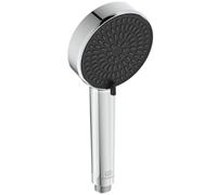 Ideal Standard - Alu+, Doccetta a mano in alluminio per doccia a due funzioni, Diametro 10cm, Cromato