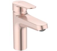 Ideal Standard - Alu+ Miscelatore da lavabo, 120 mm proiezione del beccuccio, Raddrizzatore di flusso, risparmio d'acqua, tecnologia Blue Start, FirmaFlow, elementi principali in alluminio, Rosé