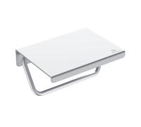 Ideal Standard Alu+ porta rotolo, BD592SI, Alu+ silver opaco [Accessori Bagno > Porta Rotolo]