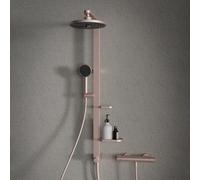 Ideal Standard - Alu+, Colonna doccia in alluminio con deviatore, Una via, Rosé