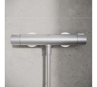 Ideal Standard Alu+ termostatico, BD582SI, Alu+ silver opaco [Rubinetteria Bagno > Rubinetteria Vasca e Doccia]