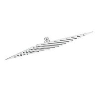 Ideal Standard B0389MY Idealrain Luxe soffione a 1 funzione (effetto pioggia), dimensione 40x40 cm, acciao inossidabile
